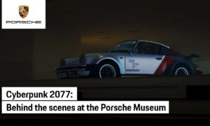 Watch the making of the Porsche Cyberpunk 2077 video - watch the making of the porsche