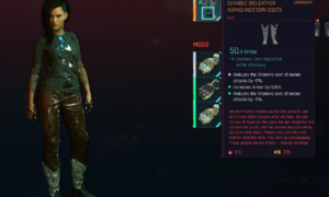 Cyberpunk 2077 Free Legendary Clothing - DURABLE BIOLEATHER NOMAD WESTERN BOOTS