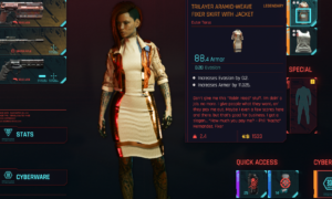 Cyberpunk 2077 Free Legendary Clothing - TRILAYER ARAMID WEAVE FIXER COAT